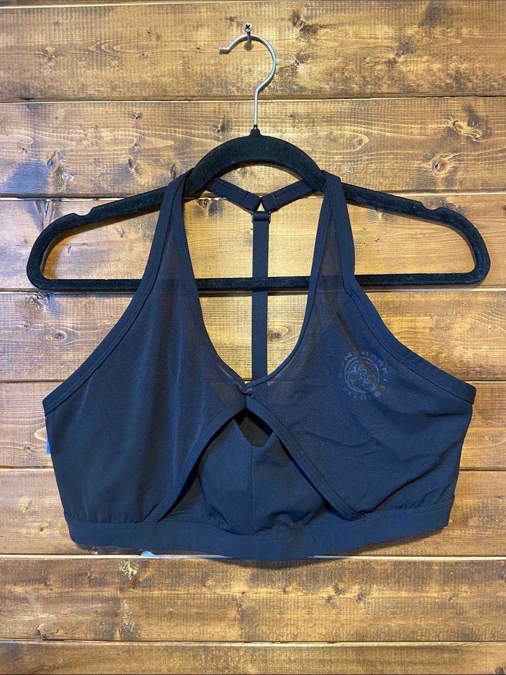 Gymshark Legacy T-Bar Sports Bra – Black | Size XXL